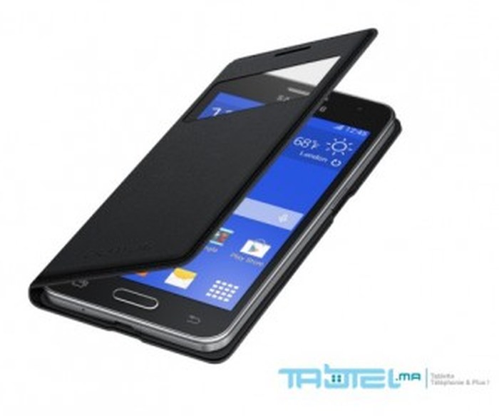 S View Cover de protection pour Samsung Core 2 - Noir