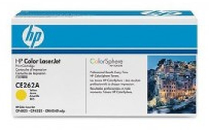 Cartouche de toner jaune HP LaserJet 648A (CE262A)