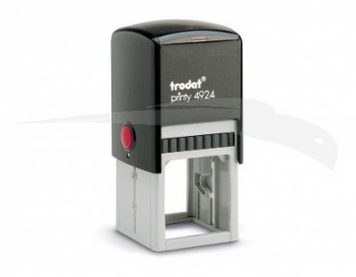 Cachet Personnalisable TRODAT 4924 format empreinte 40 mm x 40 mm 6 lignes