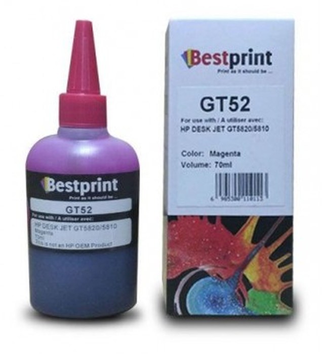 Bouteille d'encre BESTPRINT /Magenta /70 ml /HP GT 5820 - 5810