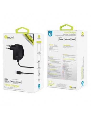 Chargeur Maison Lightning MFI 1000mA Apple iPhone 5/5S/5C iPod Touch 5/iPod Nano 7