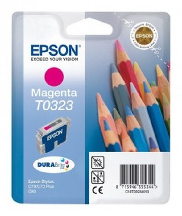Epson Encre pigment magenta STYLUS C70/C80