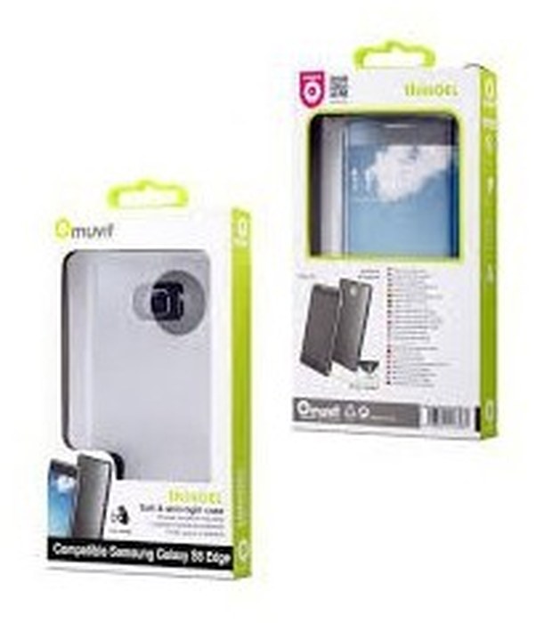Funda Minigel Ultrafina Transparente Samsung Galaxy S6 Edge muvit