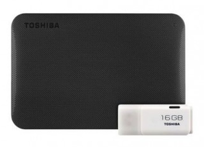 Disque Dur TOSHIBA Canvio Ready /1TB + Clé USB 16Go offert
