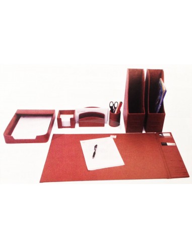 Ensemble de Bureau en Simili cuir 7 pièces