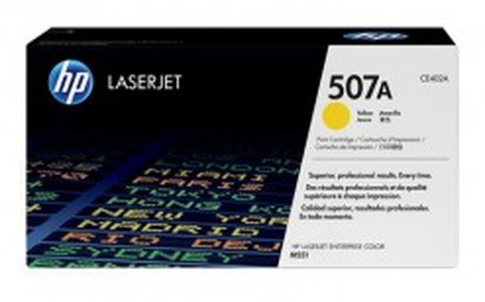 Cartouche de toner jaune HP 507A LaserJet (CE402A)