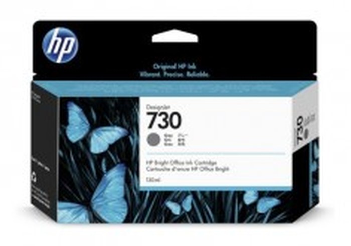 Cartouche d'encre DesignJet HP 730 - Gris 130 ml (P2V66A)