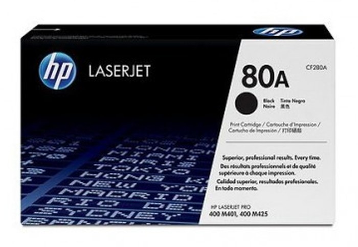 HP Toner Laserjet 80A Noir (CF280A)