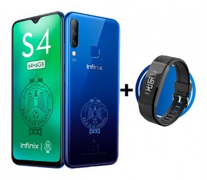 Téléphone Android INFINIX S4 RAJA + BANDD