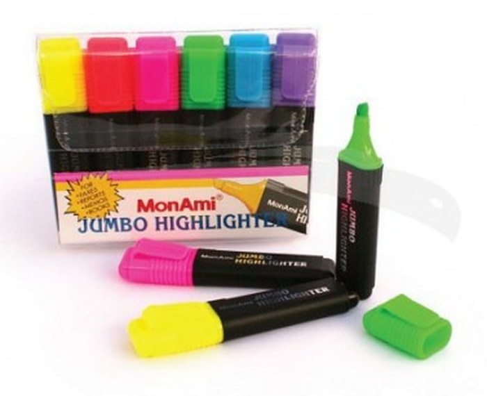 FLUORESCENT MON AMI - JUMBO - POCHETTE DE 6