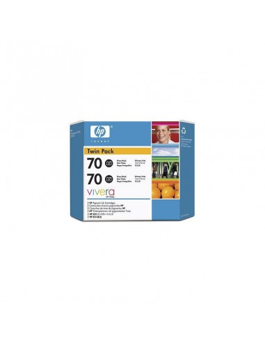 HP 70 2-pack 130-ml Photo Black Ink Cartridges (CB340A)