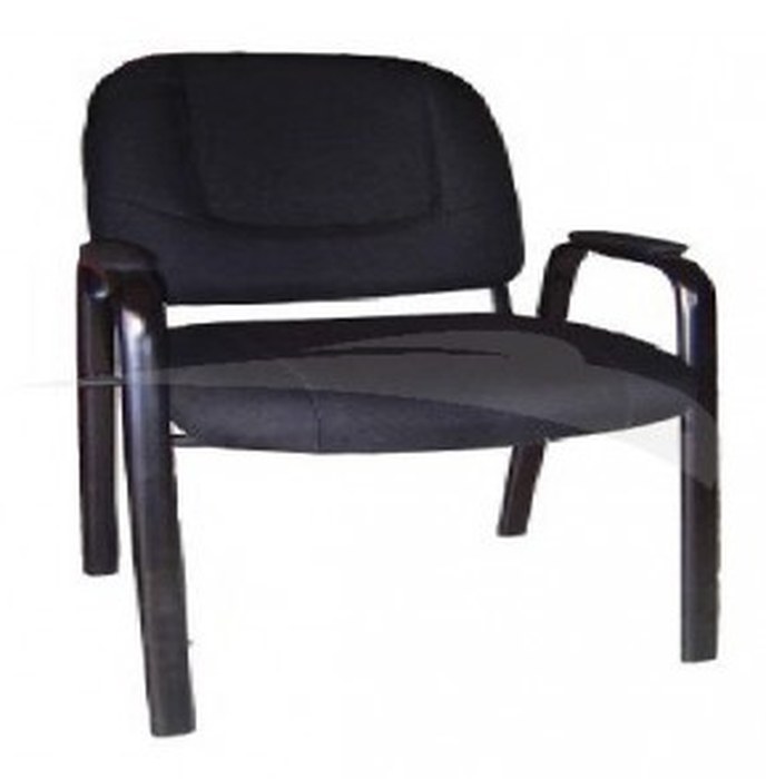 CHAISE VISITEUR EN TISSU SUR 04 PIEDS E-5021