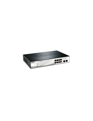 8 Port 10/100/1000Base-T ports + 2 SFP ports Web S