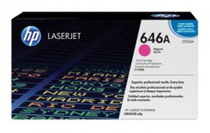 Cartouche de toner magenta HP LaserJet 646A (CF033A)