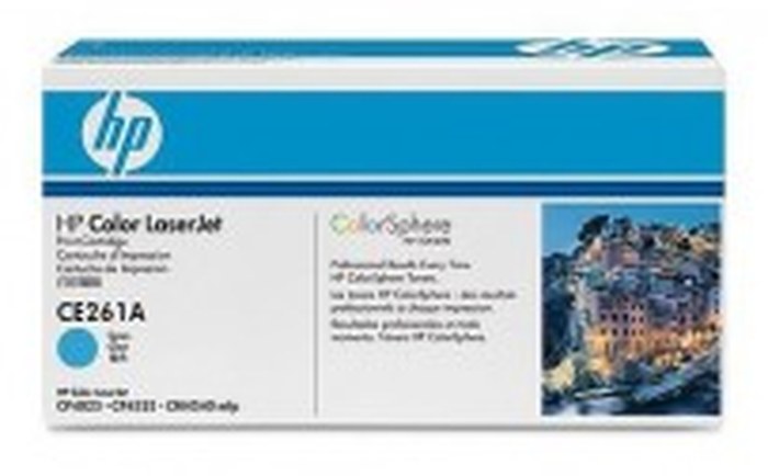 Cartouche de toner cyan HP LaserJet 648A (CE261A)