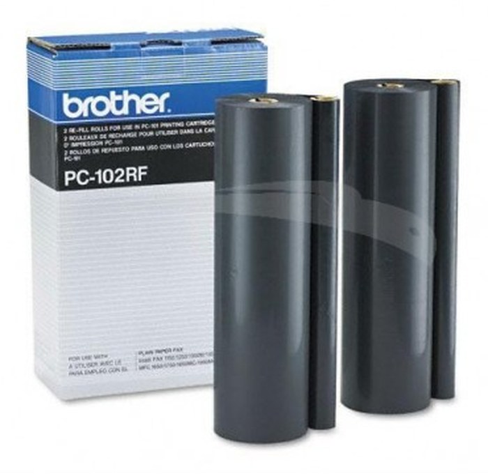 RECHARGE POUR KIT CARTOUCHE DE FAX - BROTHER - NOIR PC102RF