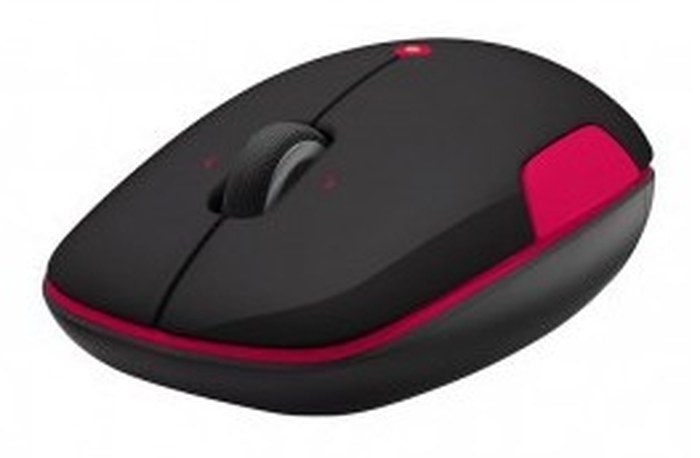 Souris Sans Fil M345 Noire-Rouge