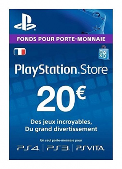CARTE LIVE CARD 20 EUROS