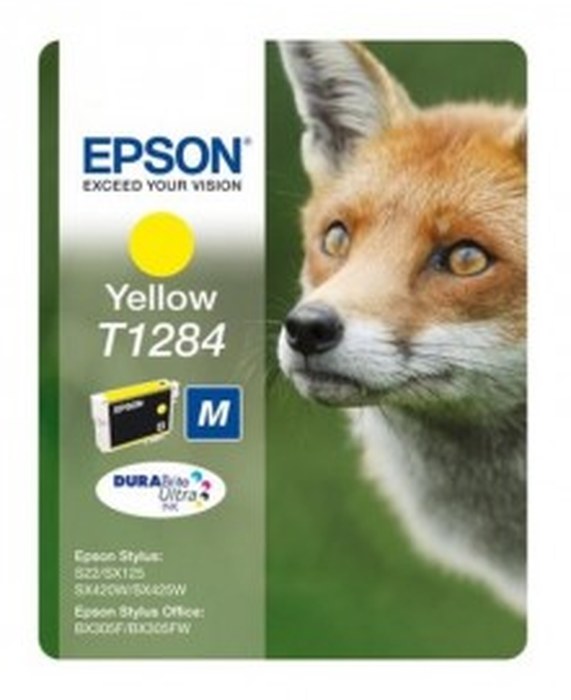 Cartouche d'encre Epson Jaune T1284 Renard DURABrite Ultra J