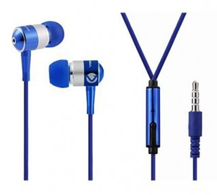 Ecouteurs VOLKANO Stannice Series /Micro /Bleu