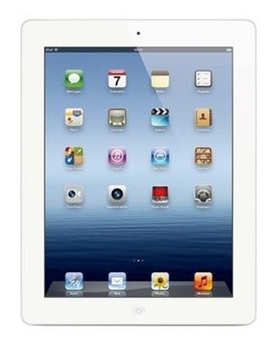 Apple iPad with Retina display Wi-Fi + Cellular blanc