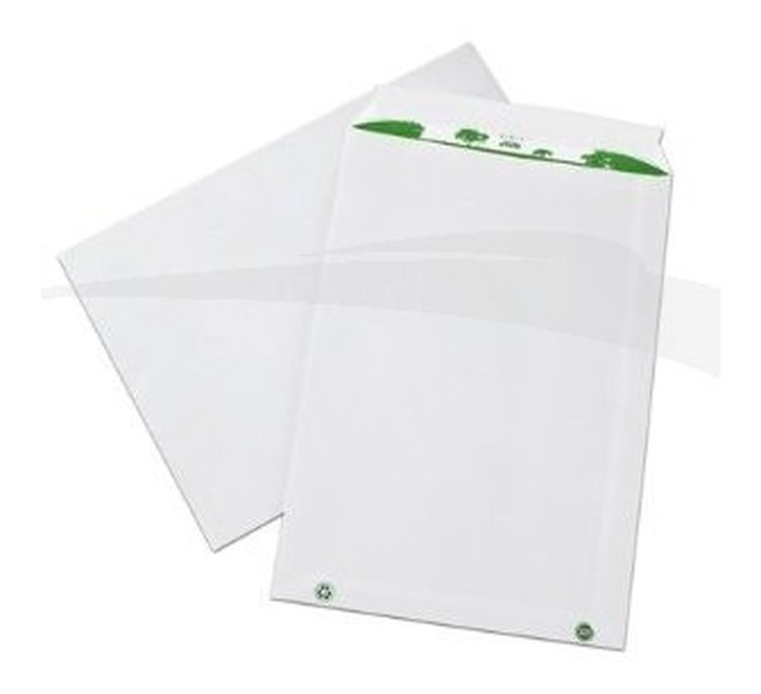 250 POCHETTES BLANCHES - GPV - 100g - SANS FENÊTRE - 260 x 360 mm.