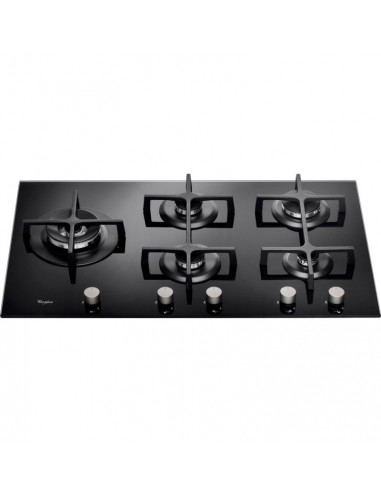 PLAQUE EN VERRE 5 BRULEURS A GAZ 90CM