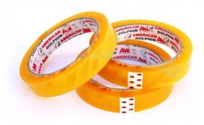 ROULEAU ADHÉSIF DOLPHIN - TRANSPARENT - 19mm x 50m - Lot de 16 rouleaux