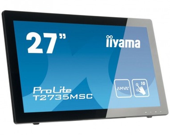 Moniteur Tactile MultiTouch IIYAMA PROLITE T2735MSC-B2 LED 27 pouces avec Webcam