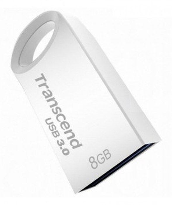 TRANSCEND CLE USB TS8GJF710S 8GB SILVER PLATING (TS8GJF710S)