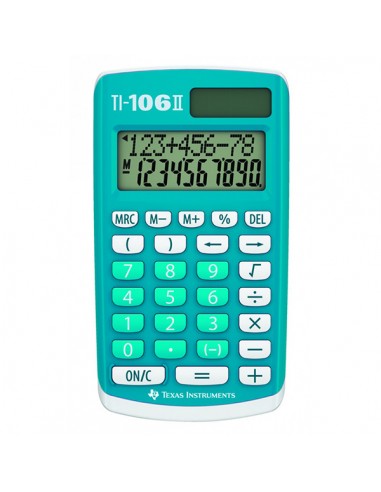 Calculatrice 4 opérations TI-106 II - Bleu