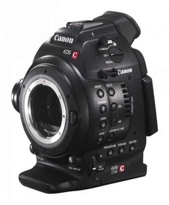 Appareil Photo Cinema Canon EOS C100 avec Objectif EF-S 18-55mm MF 3,5-5,6 IS II (6340B003AB)