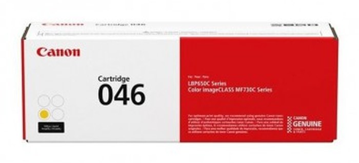Cartouche de toner Canon Cartridge 046 Jaune - 2300 Pages (1247C002AA)
