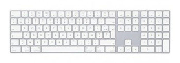 Clavier APPLE Magic avec pavé numérique /Blanc