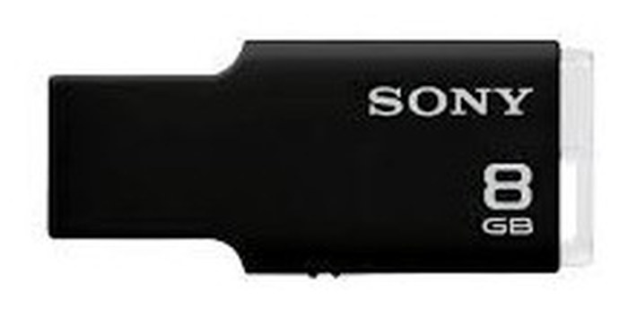 Sony Clé USB 8GB Microv USM8GM/ Black