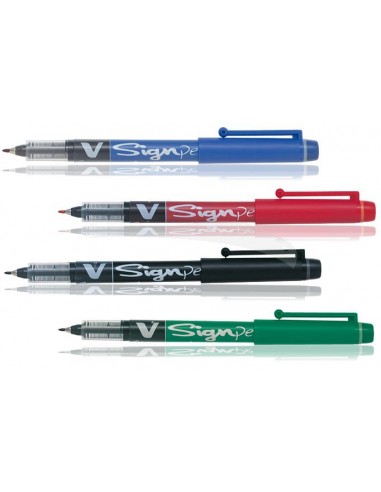 STYLO PILOT V-SIGN PEN - FEUTRE - BOITE DE 12 STYLOS