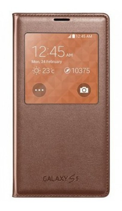 SAMSUNG S VIEW COVER POUR S5 MARRON