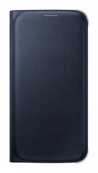 Etui Flip Wallet Noir pour Galaxy S6