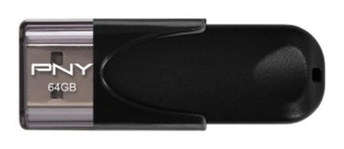 Clé USB PNY - Attaché 4 - 64 GB USB 2.0 (FD64GATT4-EF)
