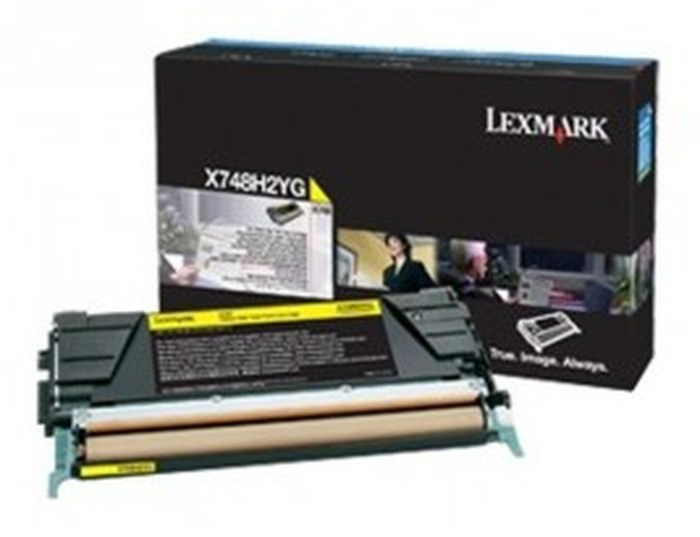 X748 TONER Jaune haute capacité (10K) (X748H2YG)