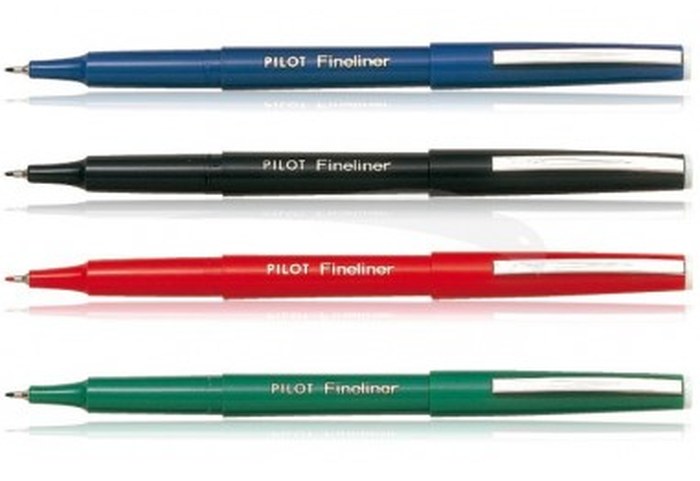 STYLO PILOT FINELINER - FEUTRE - BOITE DE 12 STYLOS