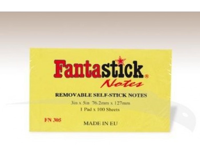 POST IT - FANTASTICK - BLOC DE 100 FEUILLES - lot de 12 post-it