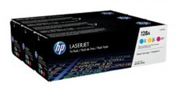 HP 128A CYM Tri-Pack LJ TonerCartridge (CF371AM)