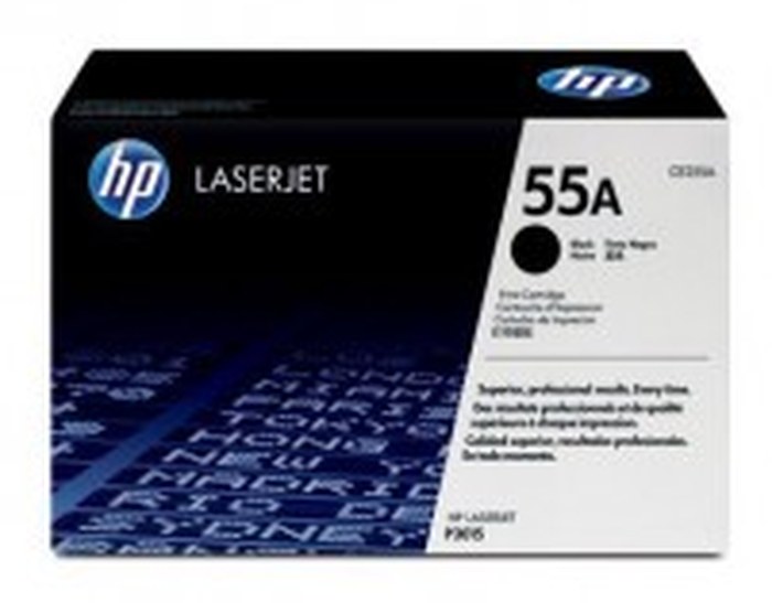 Cartouche d'impression noire HP LaserJet 55A (CE255A)