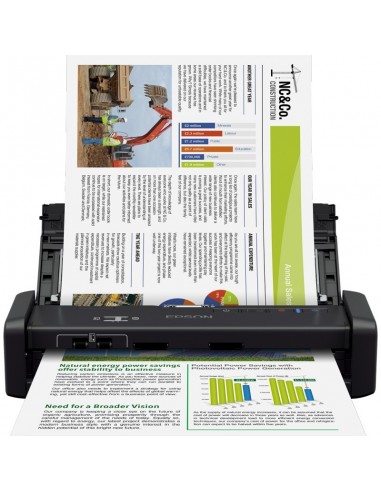 Scanner portable Epson WorkForce DS-360W avec Wi-Fi et batterie (B11B242401)