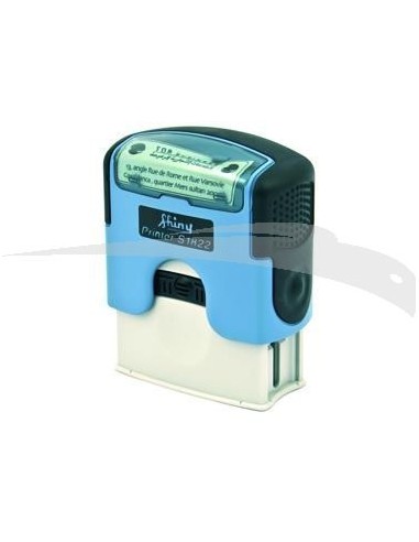 Cachet personnalisable Shiny Printer S-1823 Format empreinte 47 mm x 18 mm 4 lignes