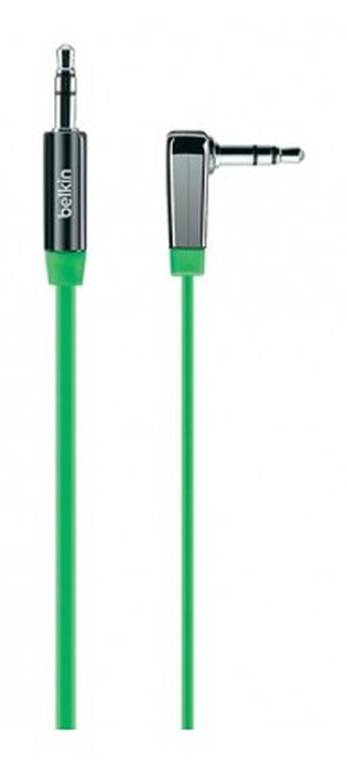 Câble auxiliare audio 3.5mm 80 cm Vert