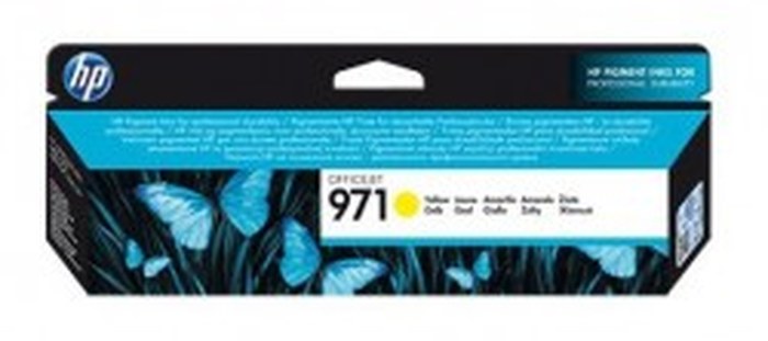 Cartouche authentique d'encre jaune HP 971 (CN624AE)
