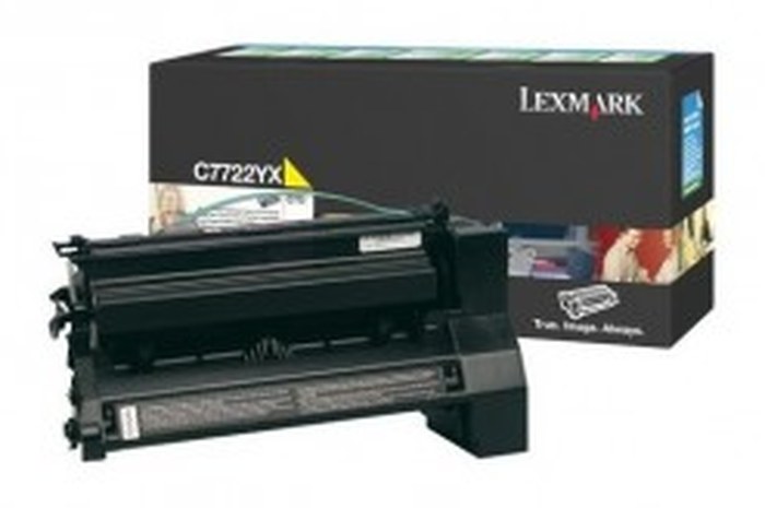 C772, X772e TONER Jaune très haute capacité (15K) (C7722YX)