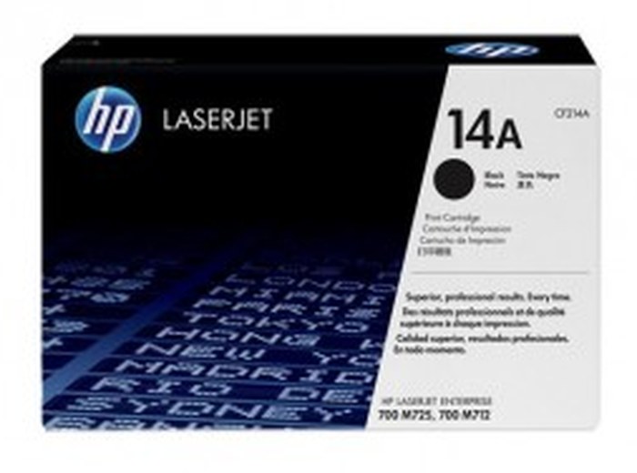 Cartouche de toner noir HP LaserJet 14A (CF214A)